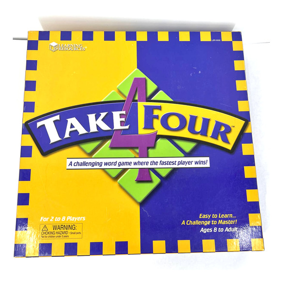 Take Four Word Game Educational Game Learning Resources Complete - Picture 1 of 3